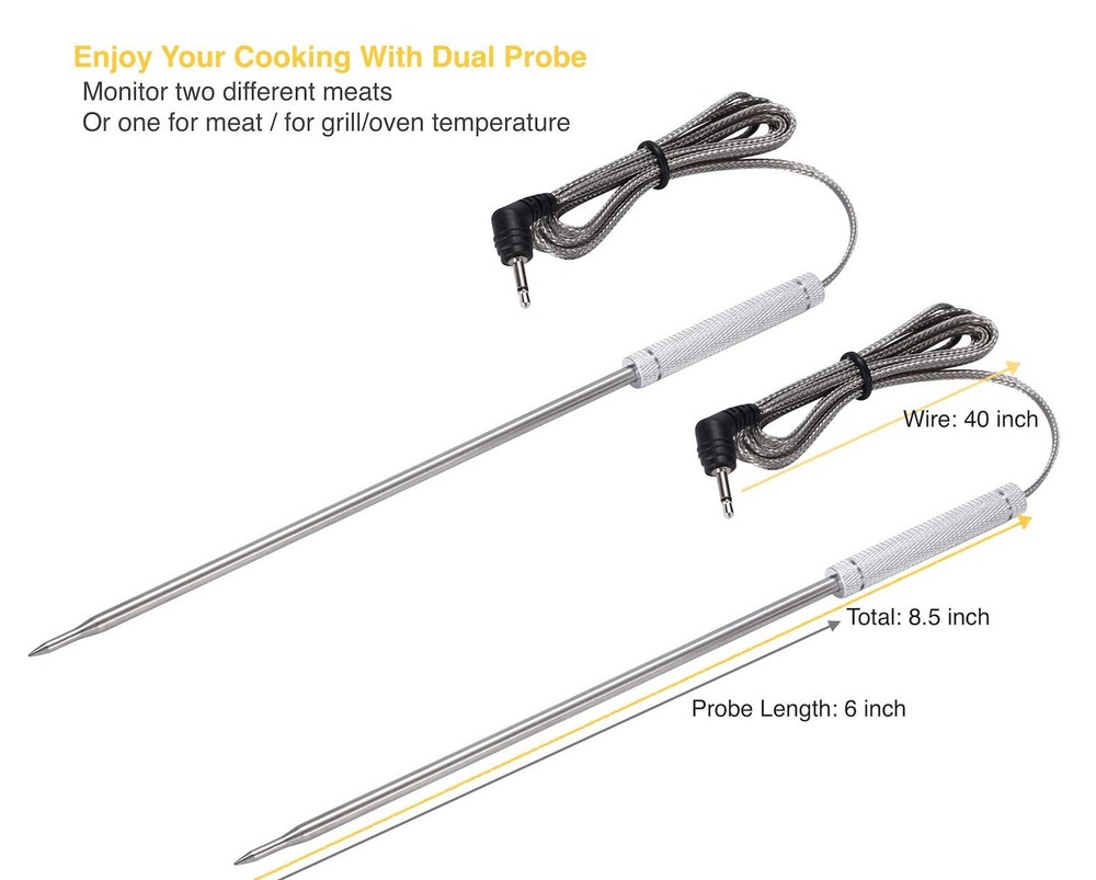 Replacement ThermoproTP Probe (Silver) Silver