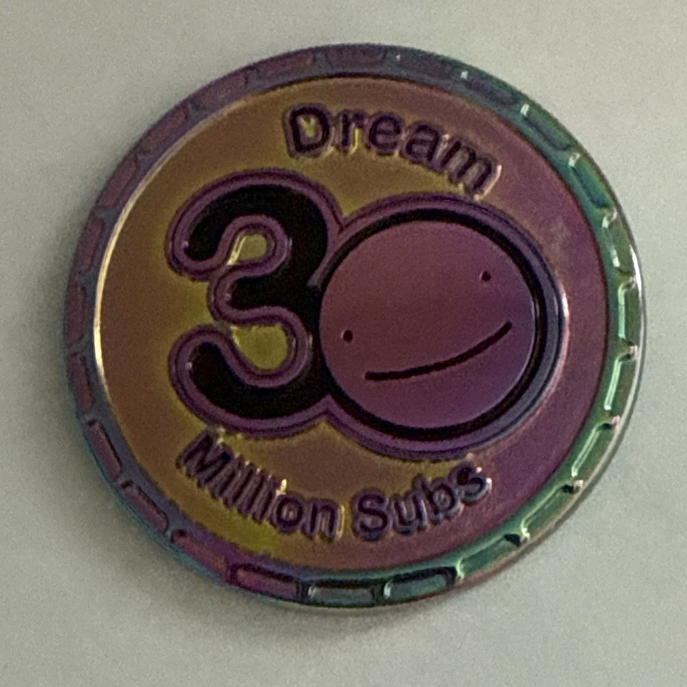 Dream - 30 Million Subscribers Rare Challenge Coin AA11