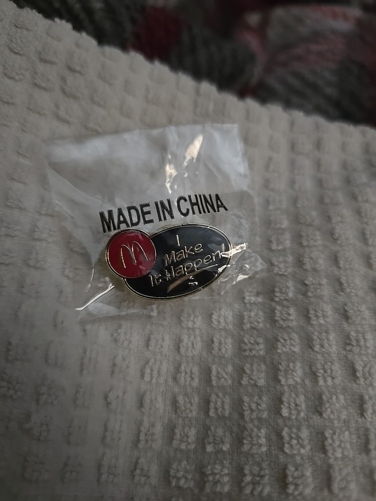 McDonald's Lapel Pin 2013 I Make It Happen Unopened