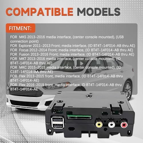 Media Interface Control Module Sync BT4T-14F014-AE Compatible with Explorer