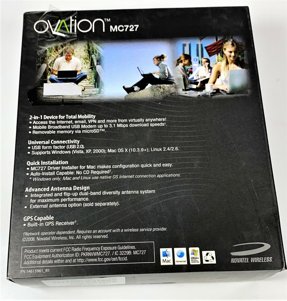 Novatel Wireless Ovation MC727 Total Mobile Internet Modem Stick