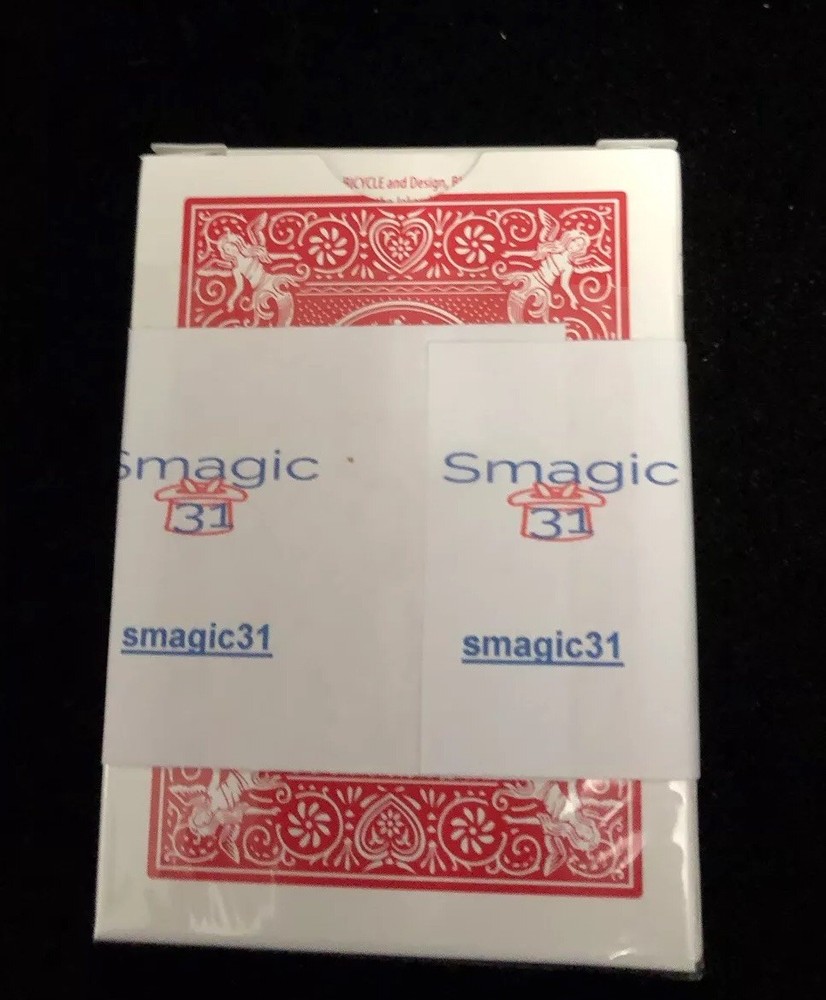 Professional MARKED Red Bicycle Stripper deck!