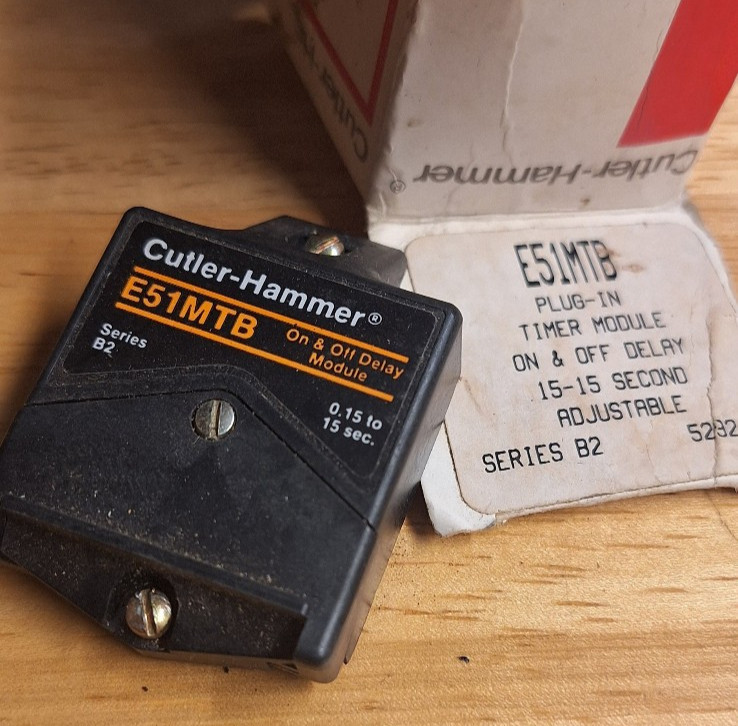 Cutler Hammer E51MTB Timer Module 15 New Open Box