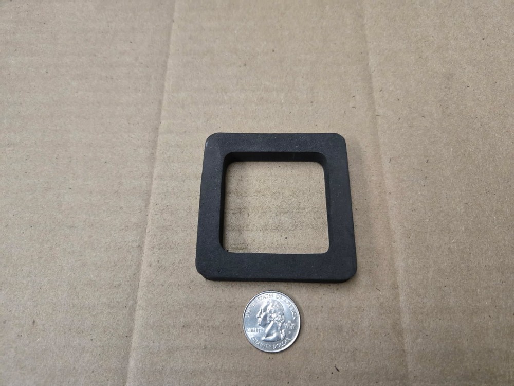 Black Foam 2" Square Class 3 Trailer Hitch Cover Plug Protector Cushion spacer