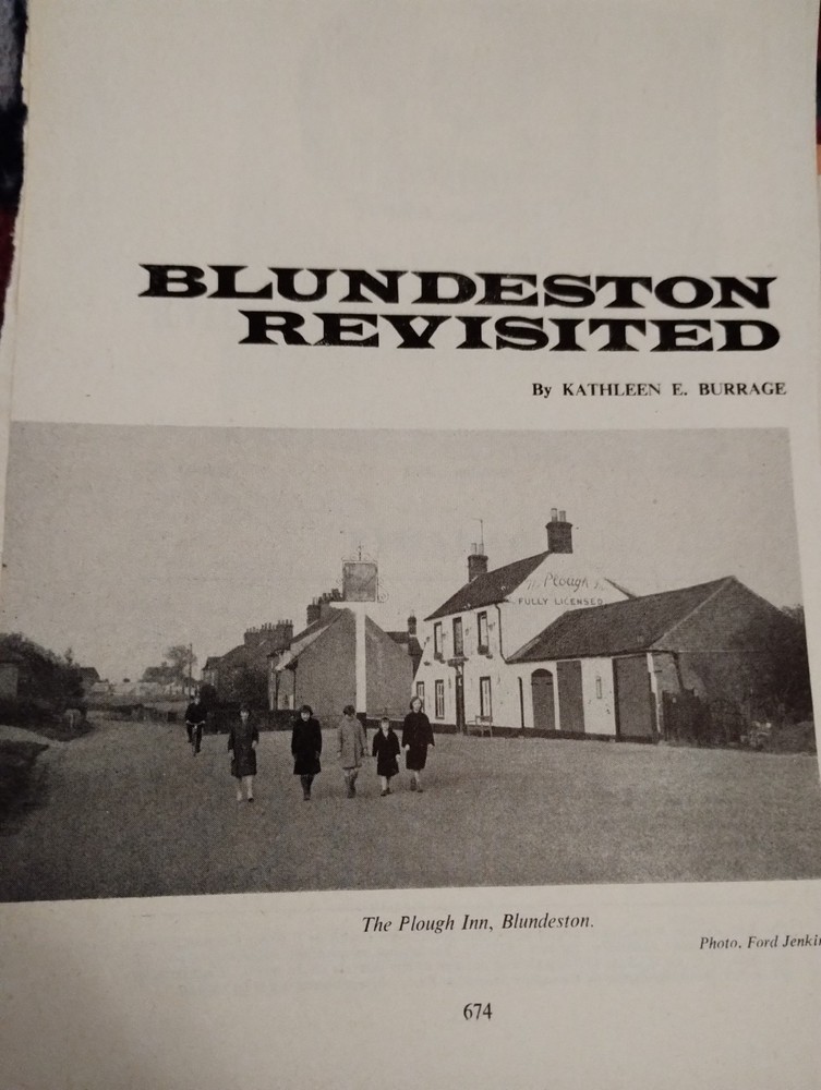 M2d Ephemera 1961 Article Blundeston