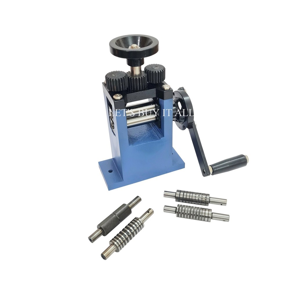 Mini Roller Machine 9" - Manual Rolling Mill- Wire Flattening & Texturing