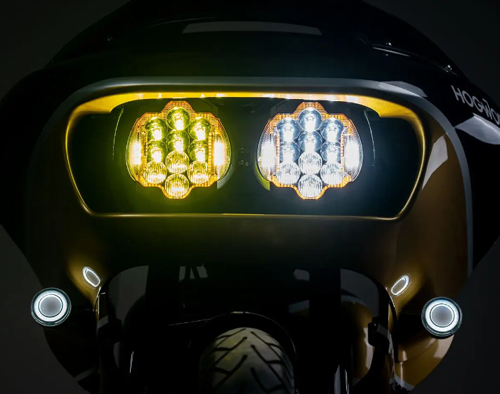 Hogworkz Harley? Road Glide Sabertooth? Performance LED Headlight '15-'24