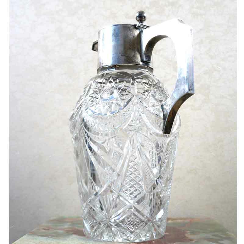 Crystal Silver Pitcher Germany