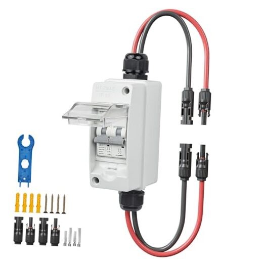 Solar Panel Disconnect Switch 400V DC/AC Acrylonitrile Butadiene Styrene 60A