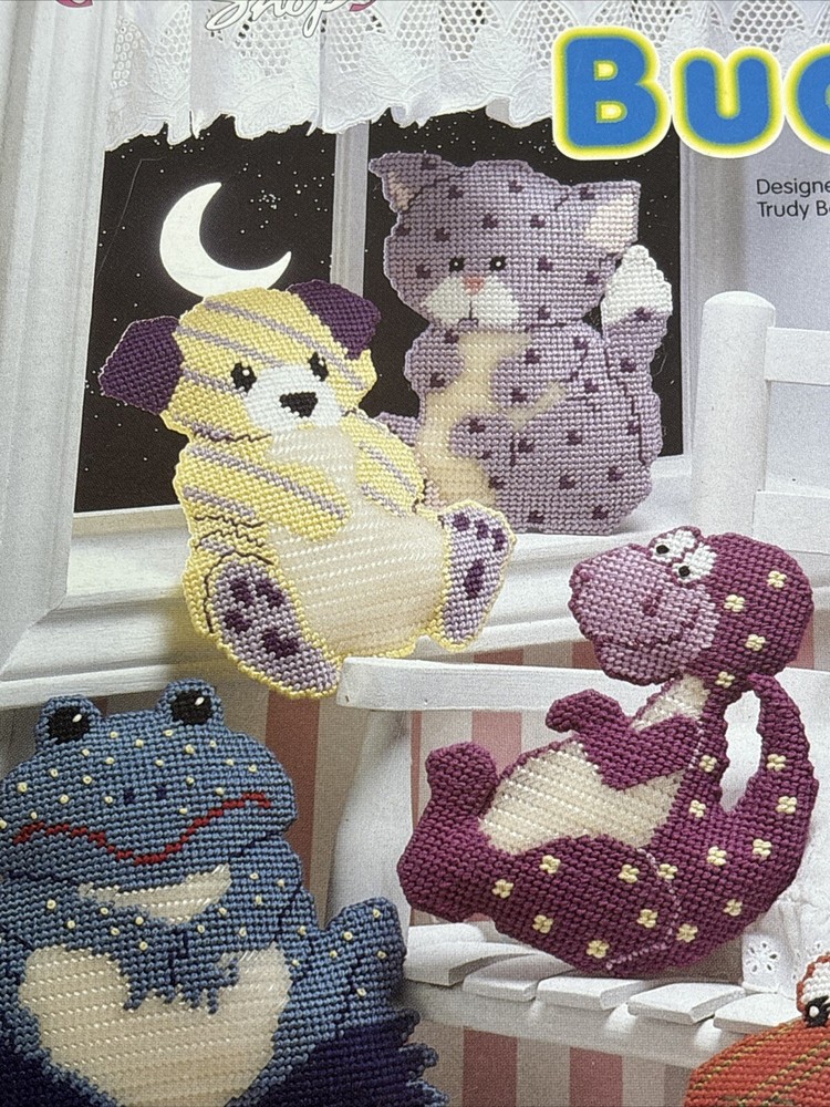 Needlecraft Shop Glow Buddies 7 Designs Plastic Canvas Pattern