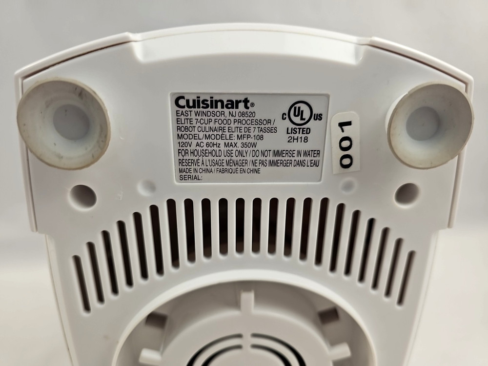 Cuisinart MFP-108 7 Cup Food Processor Motor Base Only Replacement Part OEM