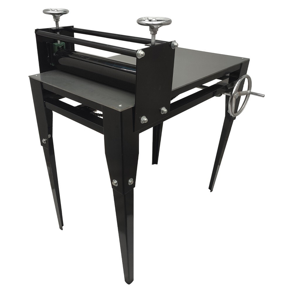 Ceramic Clay Plate Machine Single Axis Slab Roller Manual Pottory Sheet Making