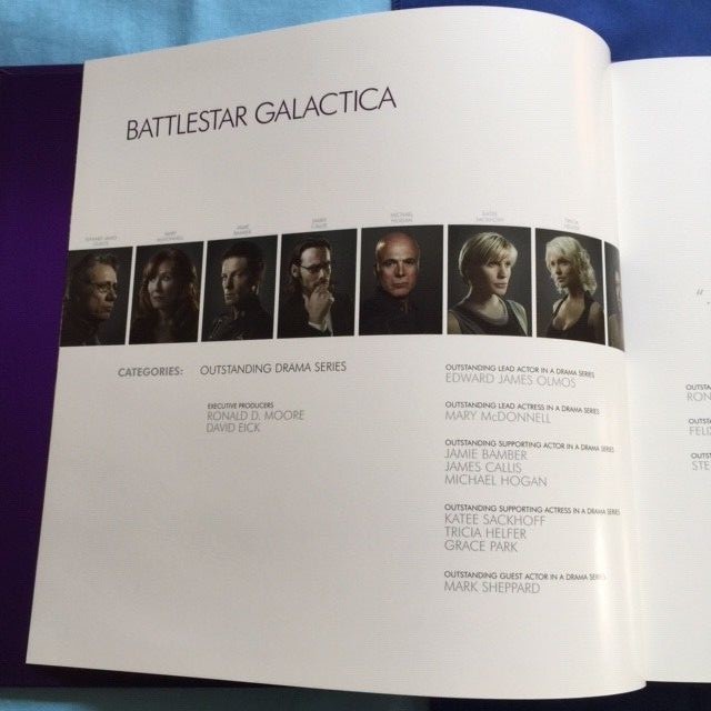 IF: SCI-FI CHANNEL EMMY CONSIDERATION DVD & BOOK FOR-BATTLESTAR GALACTACA