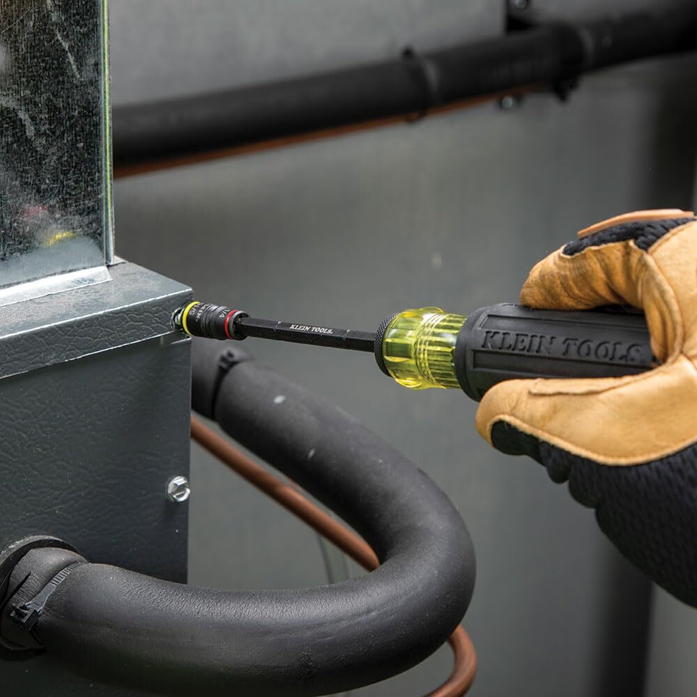 Klein Tools 7 in 1 Impact Flip Socket Set Multi Color Quick Connect Hex Driver