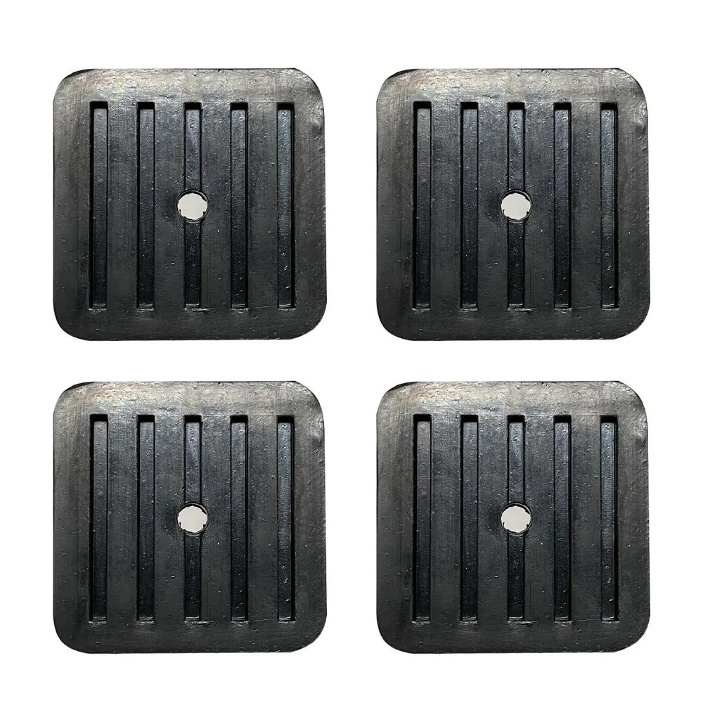 4 Pack Mini Split AntiVibration Pads Wall Mounting Bracket Isolator Rubber Pad