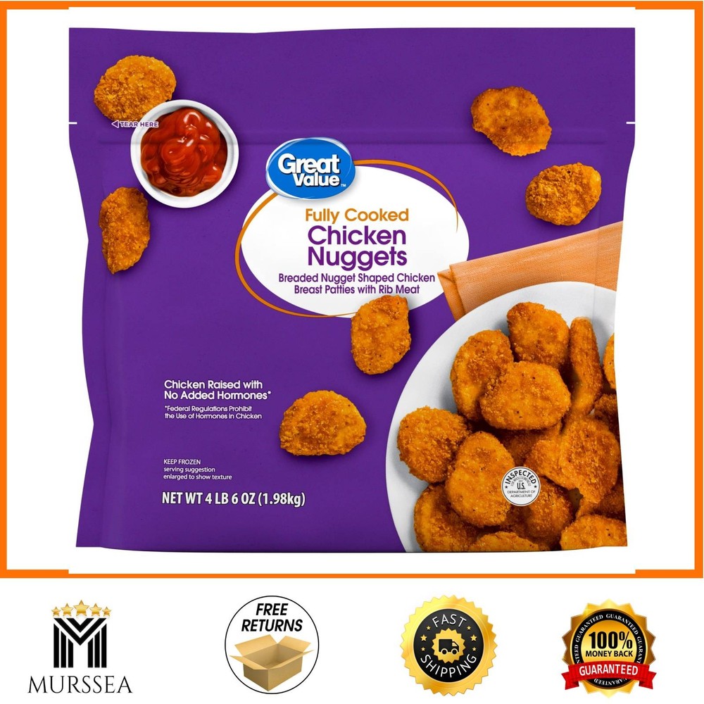 Great Value Breaded Chicken Nuggets Frozen 70 oz