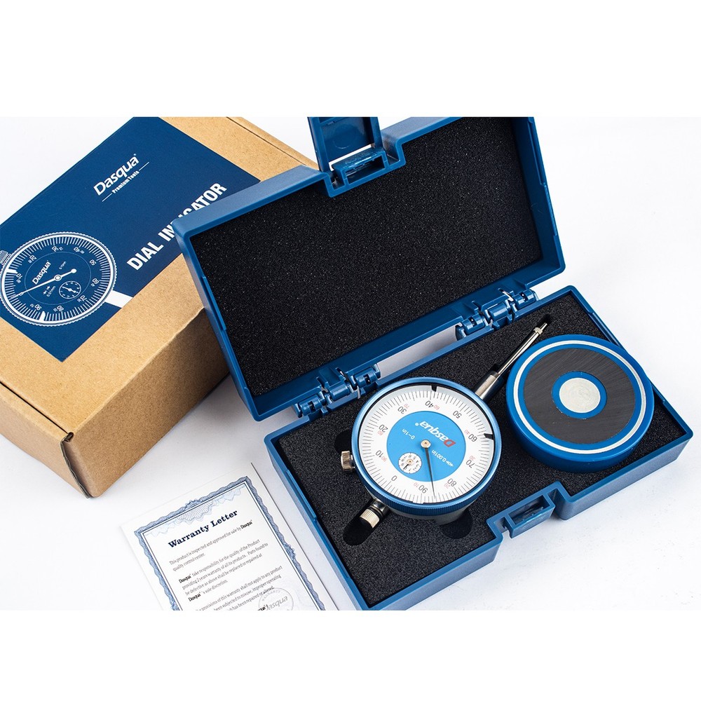 DASQUA 0-1" DIAL INDICATOR WITH MAGNETIC BACK (5122-4211)