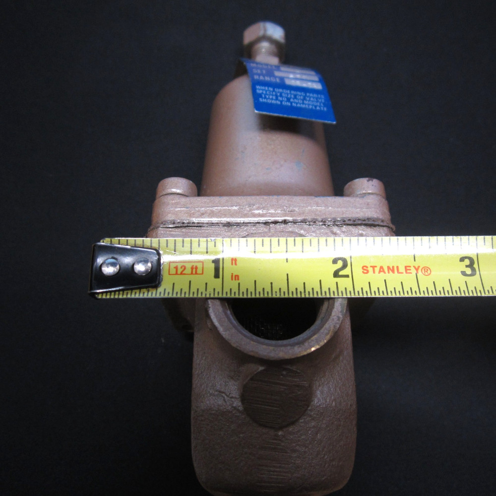 Watts Water Pressure Reducing Valve Model A/No. 23B/Set STD/Range 25-75 - 1/2"