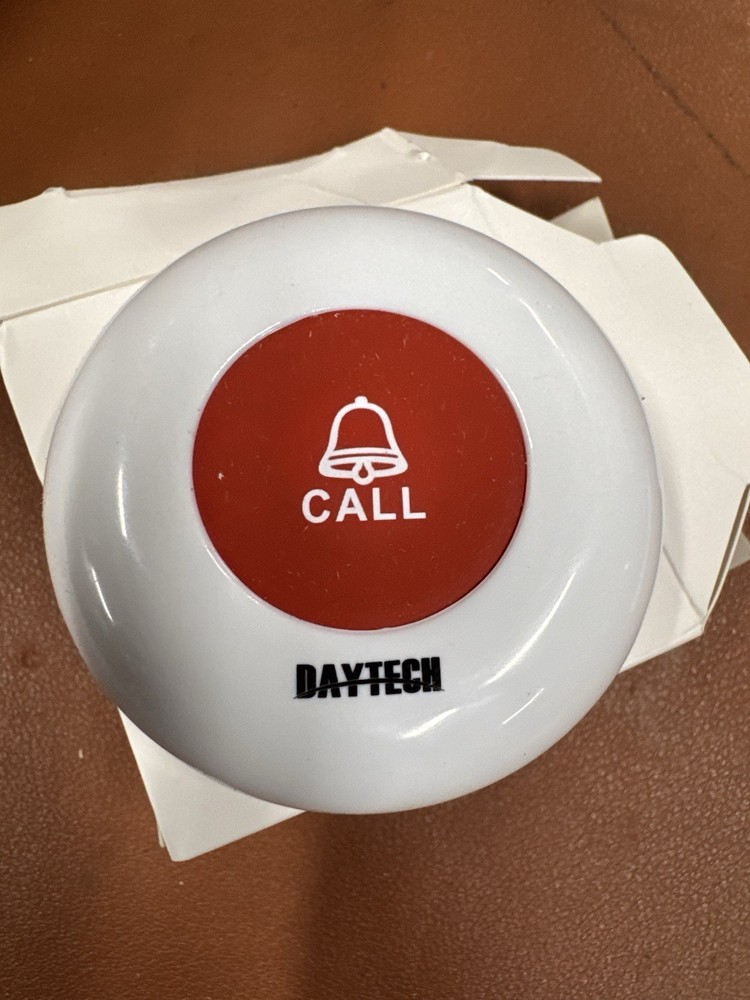 Daytech Wireless Nurse Wrist Call Button Pager System, Waterproof Transmitter
