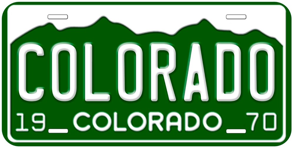 Colorado 1970 Personalized Car License Plate Any Text