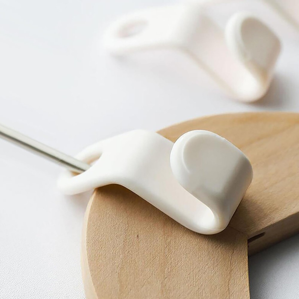 Space Saving Hanger Hooks 50pcs Polypropylene 5KG Max Capacity White Closet H...