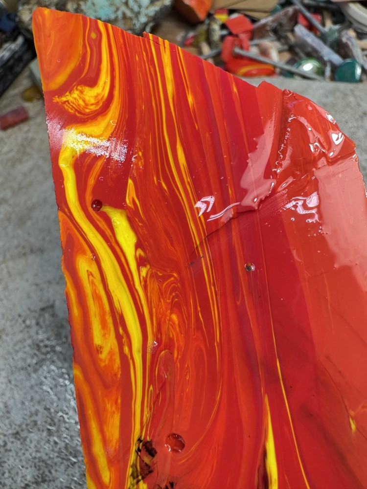 One solid piece rosarita rough super nice color and pattern