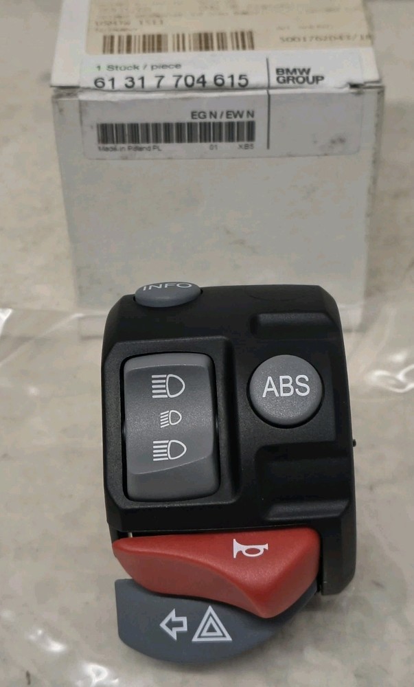 BMW R1200GS R1200GSA Handlebar Left Combination Switch 2004-2008 ABS Info Light
