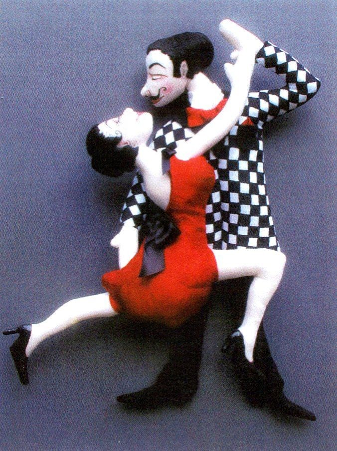 Cloth Wall Doll Pattern "Tango" by Valerie Garber