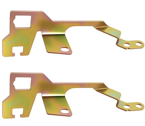 2 Pack 157313 Throttle Cable Bracket and Kickdown Cable Bracket For Edelbrock