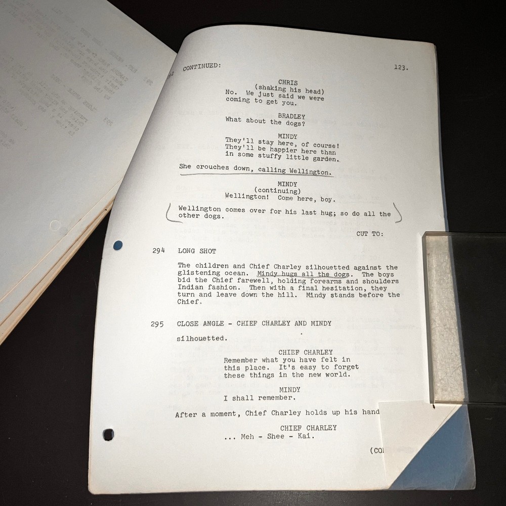 WILD OATS & INDIANS (Circa '70s) Stuart Raffill Unmade ANIMAL BREAKDOWN Script++