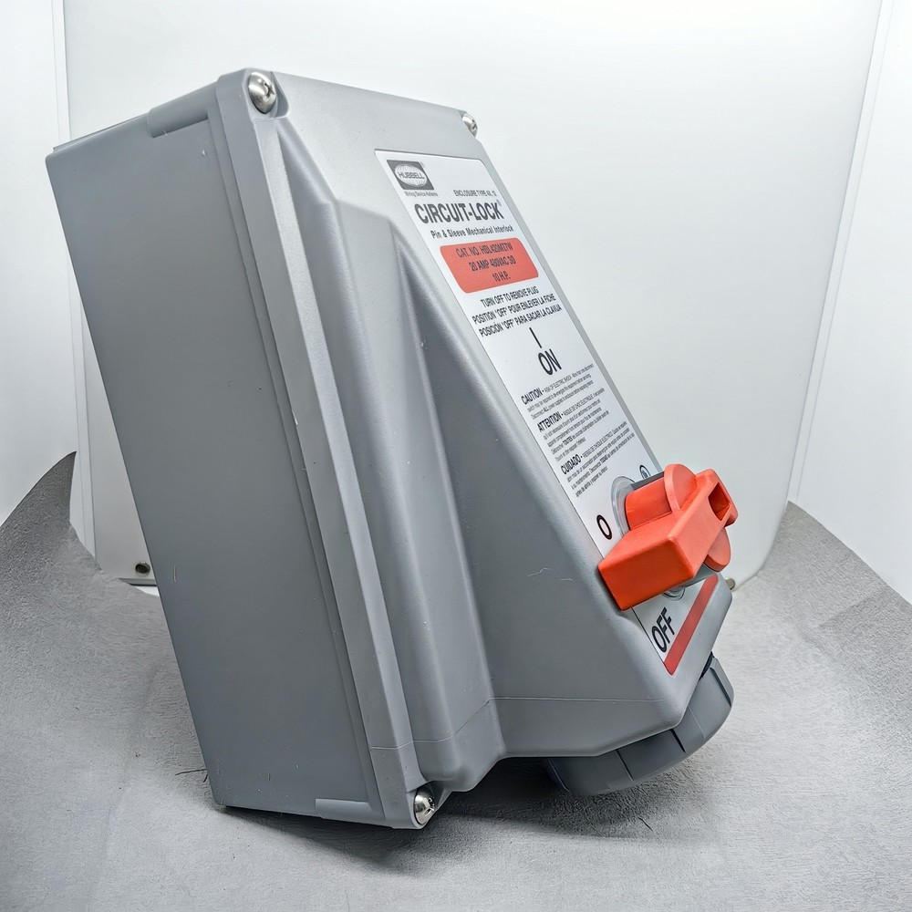 Hubbell Mechanical Interlock Device HBL420MI7W #CA