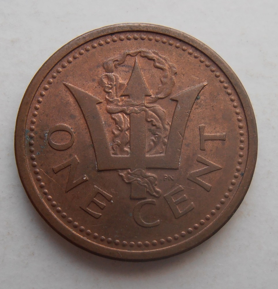 BARBADOS 1 CENT 1989