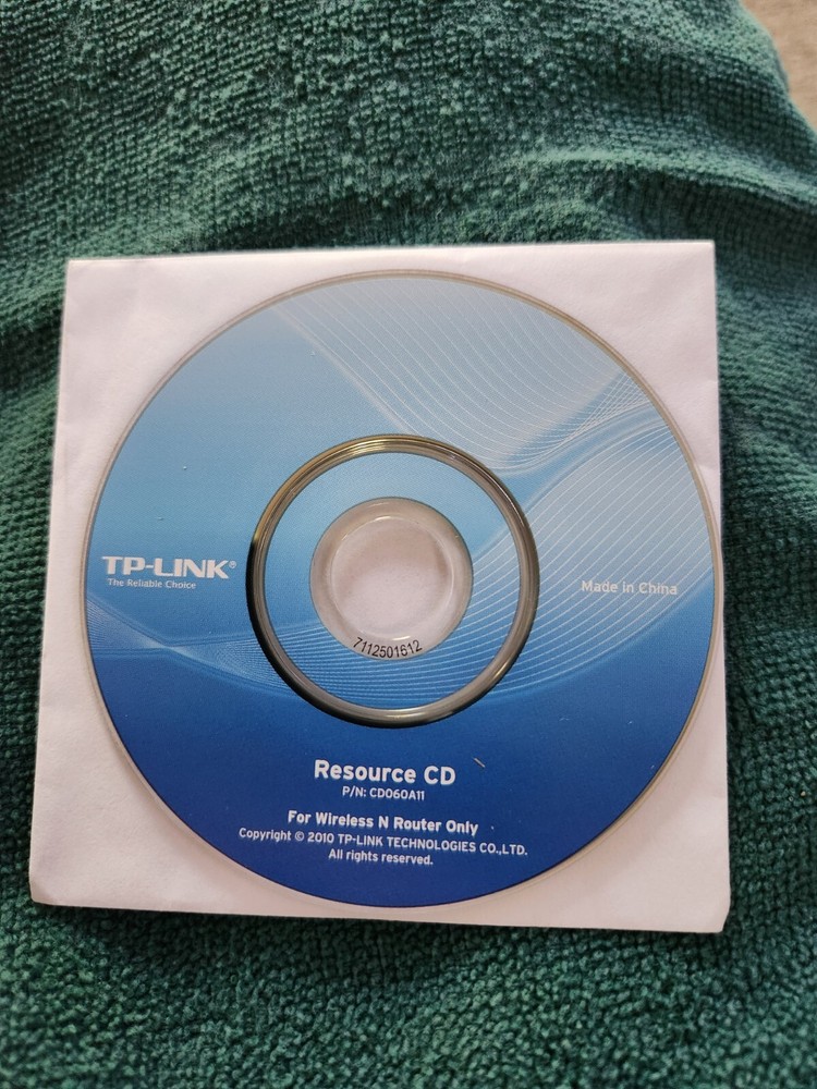 TP-Link Resource CD for Wireless N Adapter 2010 PN: CD060A11