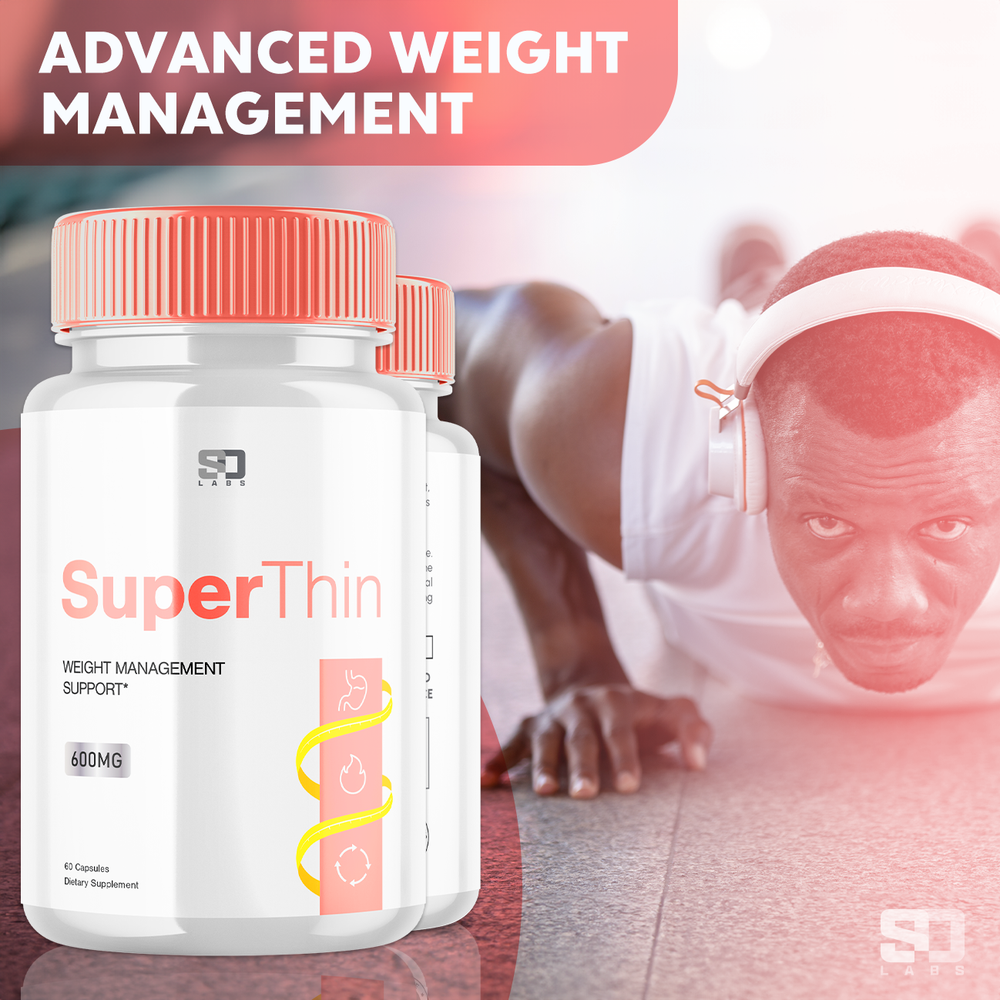 SuperThin - Advanced Weight Support Supplement Natural Formula 60 Capsules
