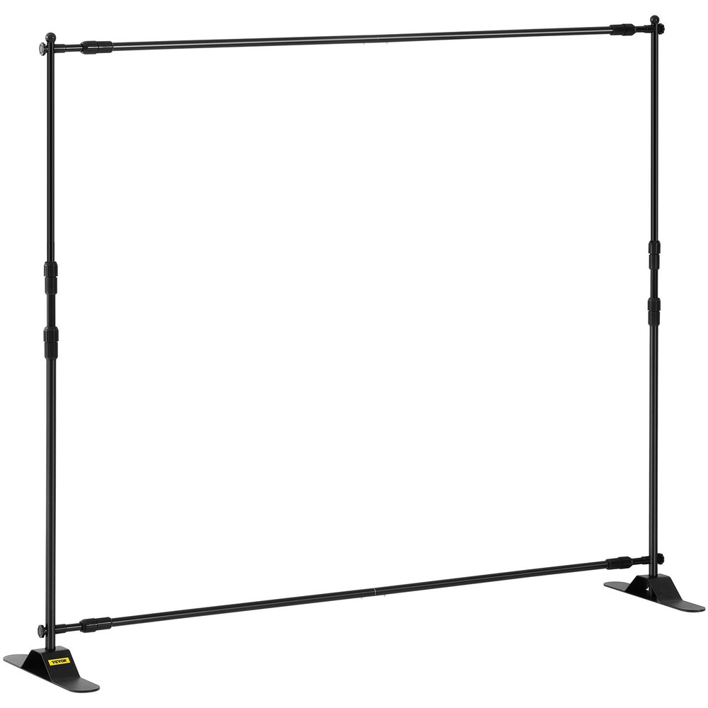 New/10 x 8 Ft Backdrop Banner Stand Adjustable Height and Width Newest Step and