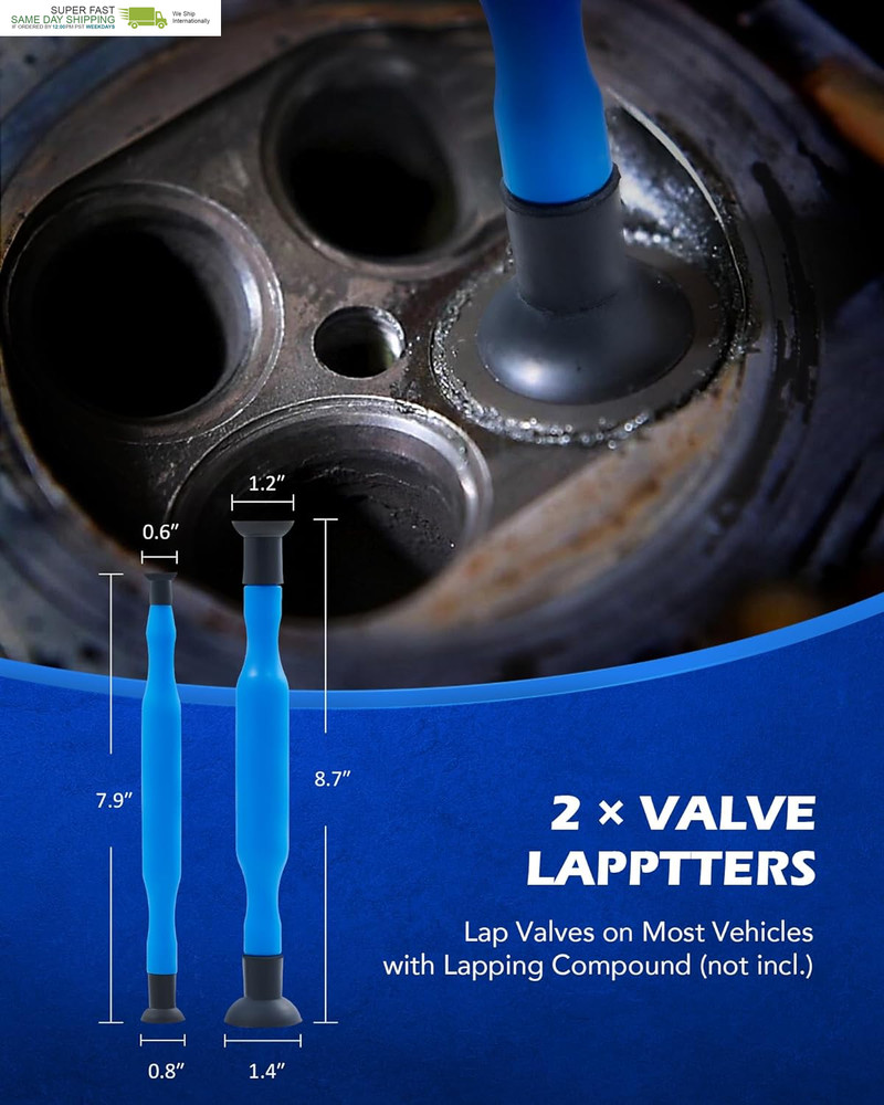 Valve Spring Compressor Tool Kit, Valve Keeper Remover Installer Set with Valve