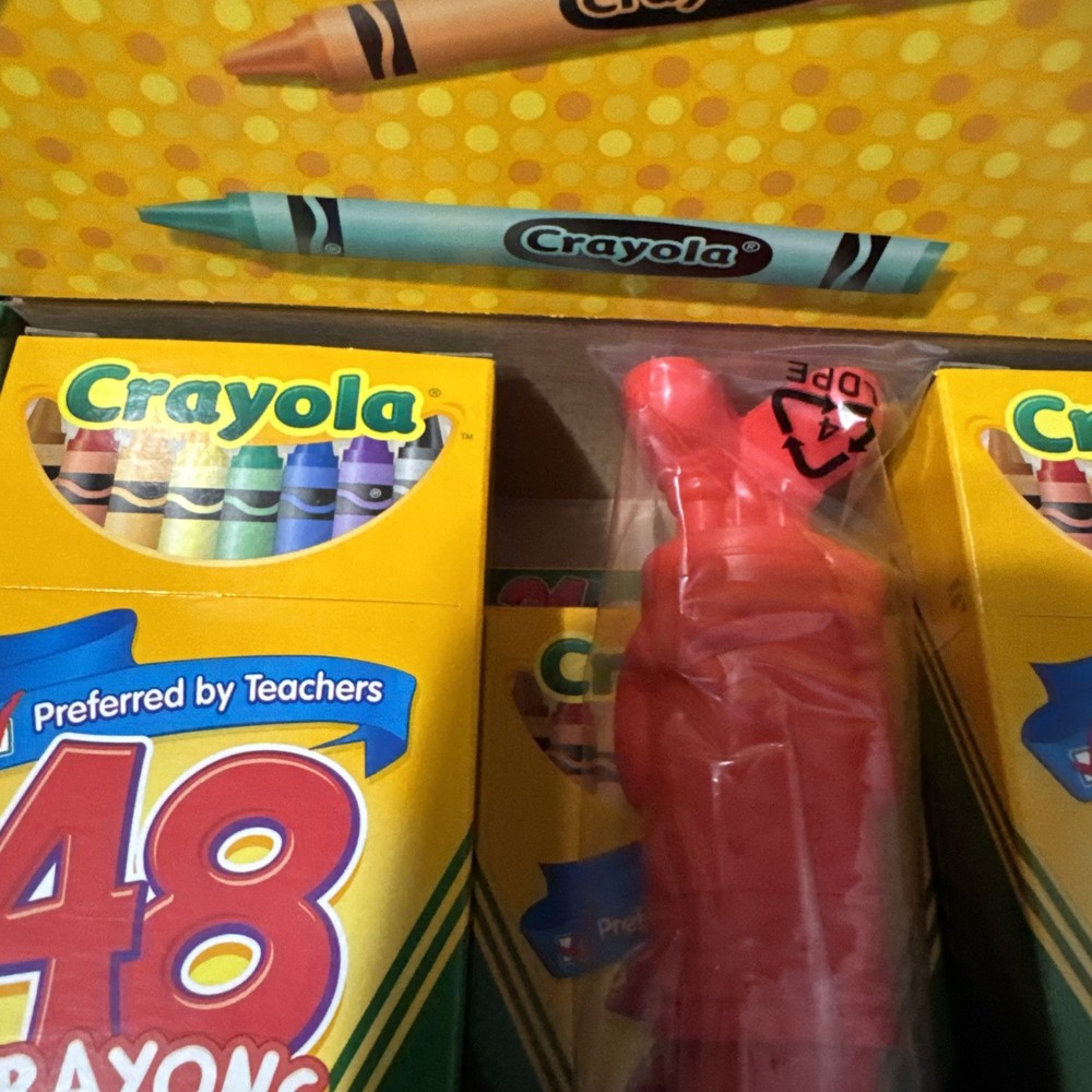 Hallmark 2008 Crayola 120 Ct Crayon Pack Surprise Inside open box