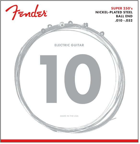 Fender 250R Nickle Plated Electric Guitar Strings 10-46
