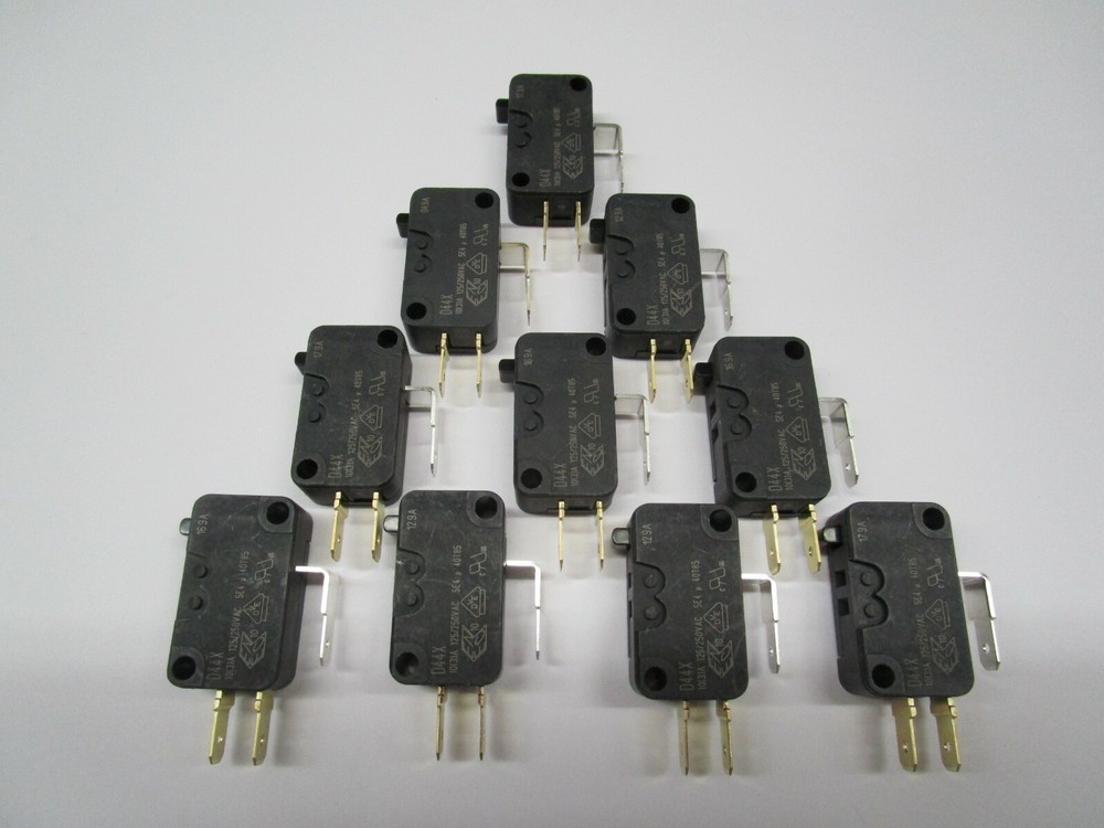 HAPP 10 Cherry Microswitch Arcade Joysticks Push Buttons 50g .187" D44X