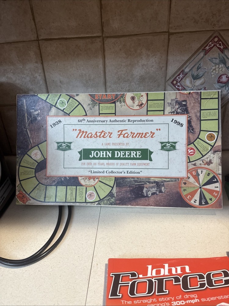JOHN DEERE MASTER FARMER 60th ANNIVERSARY LIMITED EDITION BOARD GAME COMPLETE