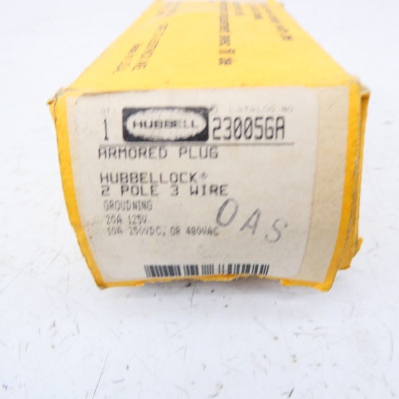 HUBBELL 23005GA 125V 20A NSMP