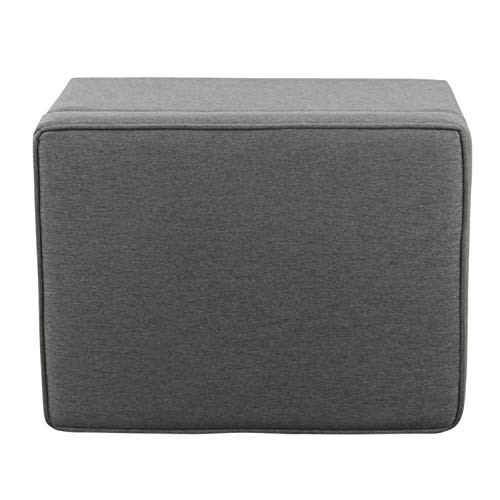 24" Storage Ottoman, Gray Gary
