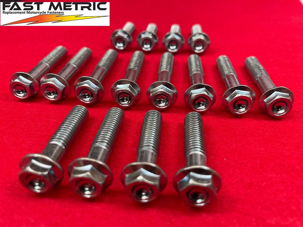 Honda CR125R Front End Fork Clamp, Handle Bar, Axle Clamp Bolt Kit