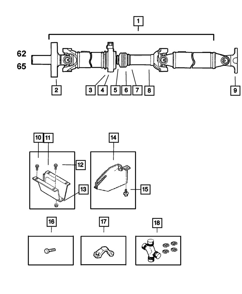 Genuine Mopar Drive Shaft Boot 5012793AA