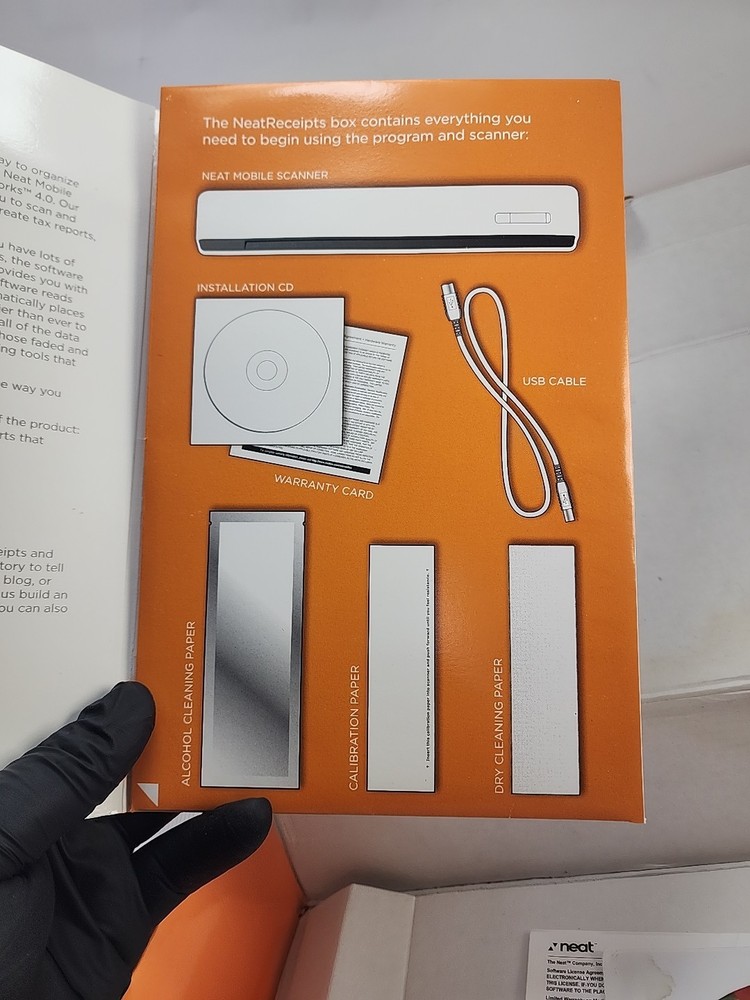 Neat Receipts Mobile Scanner + Digital Filing System Complete