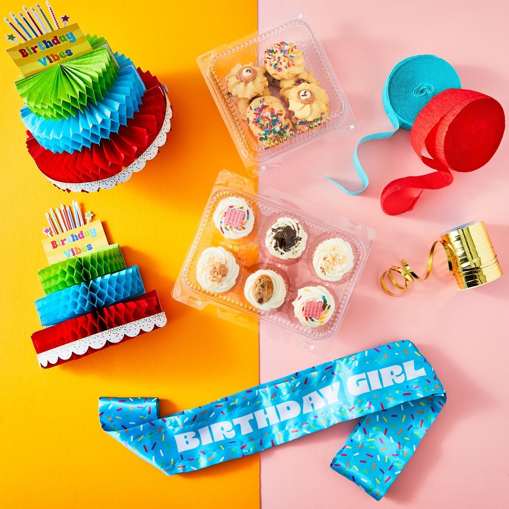 (2 pack) Clear Cupcake Boxes, 4 Count, by Way To Celebrate