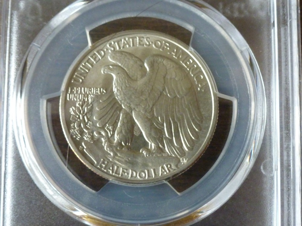 1941 Denver - Silver Walking Liberty Half Dollar - PCGS MS 62