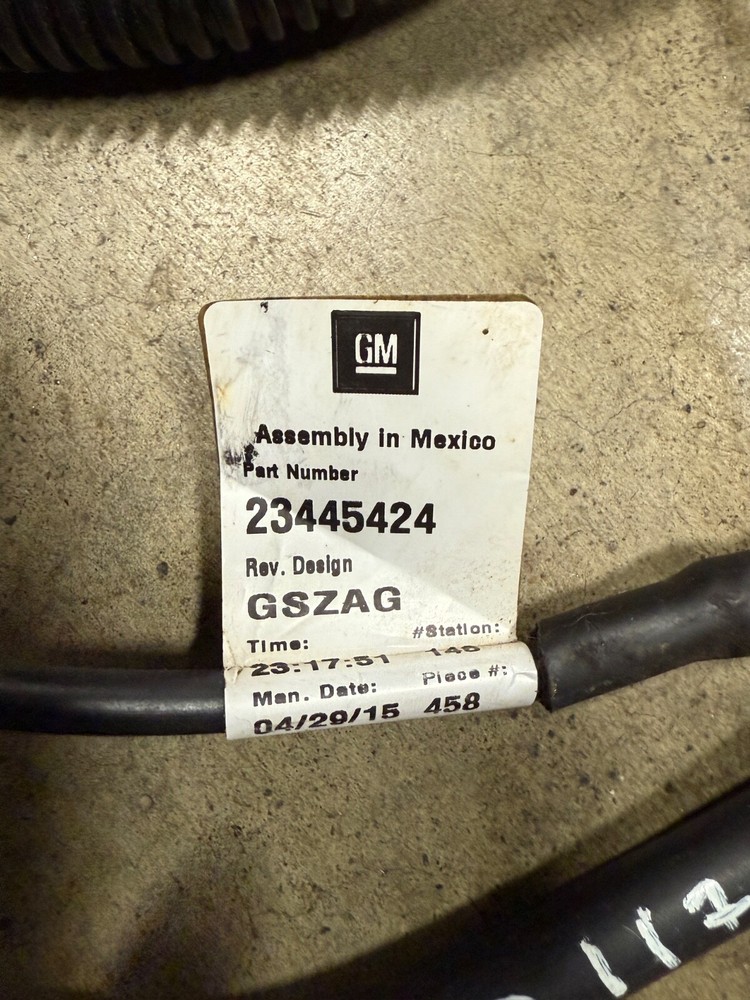 Battery Negative Cable- 2015 Chevy 23445424