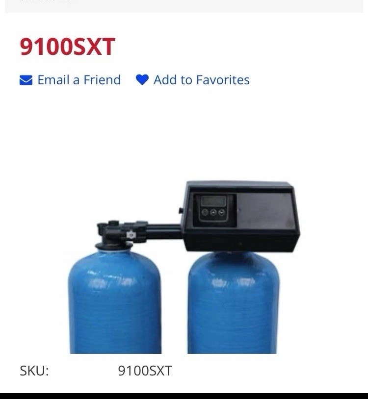 Fleck 9100 SXT Replacement Softener Valve Commercial/Large Home Fleck 9100 SXT