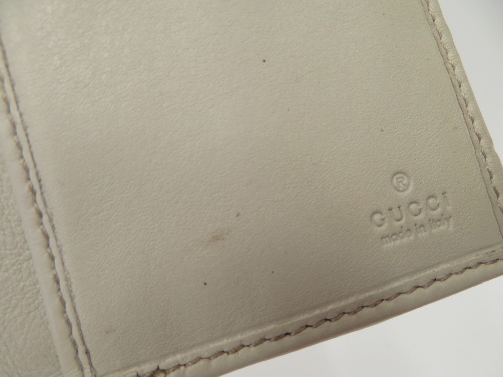 Authentic GUCCI Guccissima Leather Bifold Long Wallet I#51561